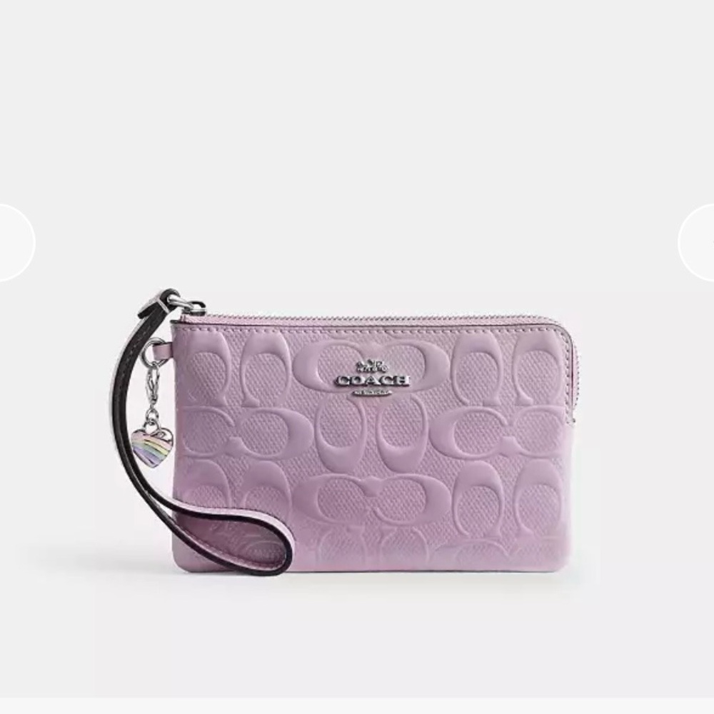 Coach Corner Zip Wristlet Wallet - Picture 2 of 10
